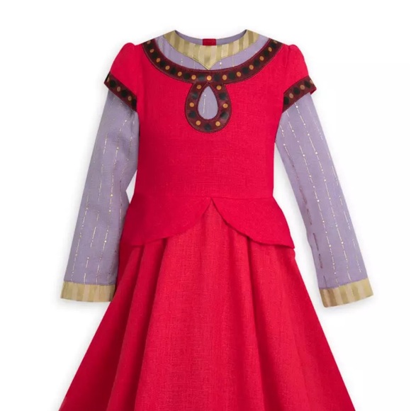 NWT Disney Parks Authentic Wish Dahlia Costume Size 3 Girls Dress up Halloween - Picture 13 of 14